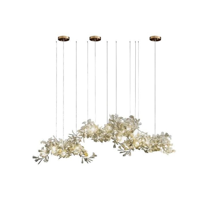 Ceramic Ginkgo Luxury Chandelier Style H - Zonesus