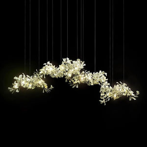 Ceramic Ginkgo Luxury Chandelier Style H - Zonesus