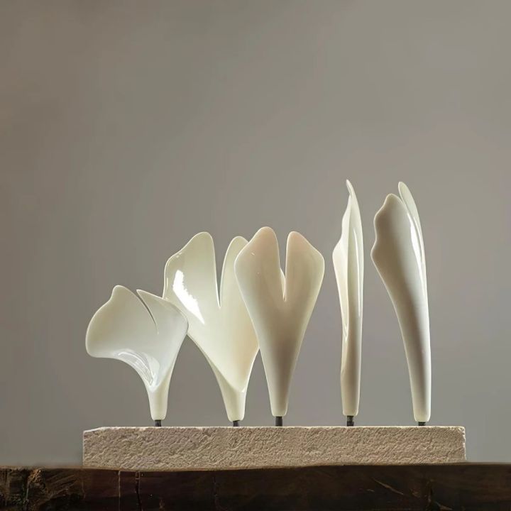 Ceramic Ginkgo Luxury Chandelier Style H - Zonesus
