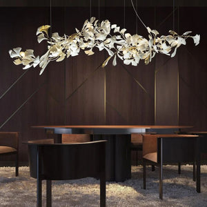 Ceramic Ginkgo Luxury Chandelier Style IC - Zonesus