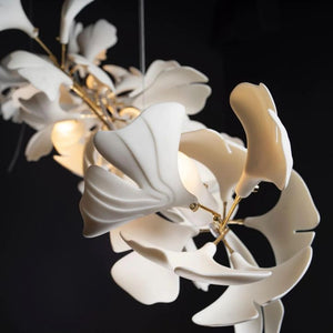 Ceramic Ginkgo Luxury Chandelier Style IC - Zonesus