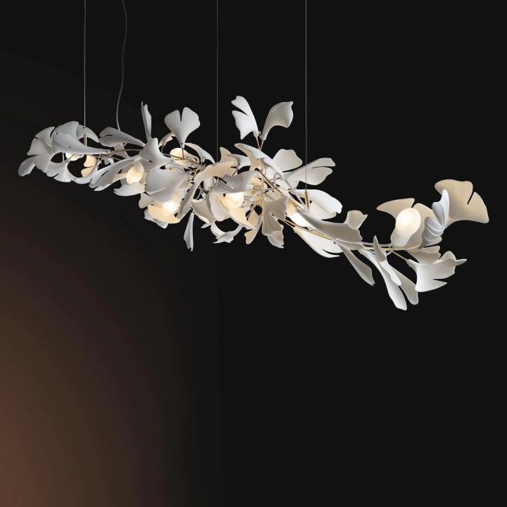 Ceramic Ginkgo Luxury Chandelier Style IC - Zonesus