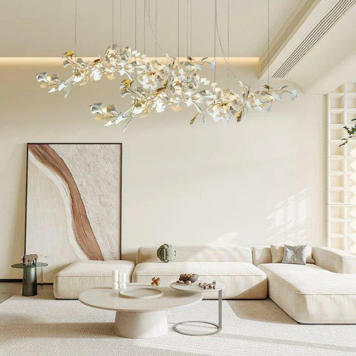 Ginkgo Ceramic Special Chandelier - Zonesus