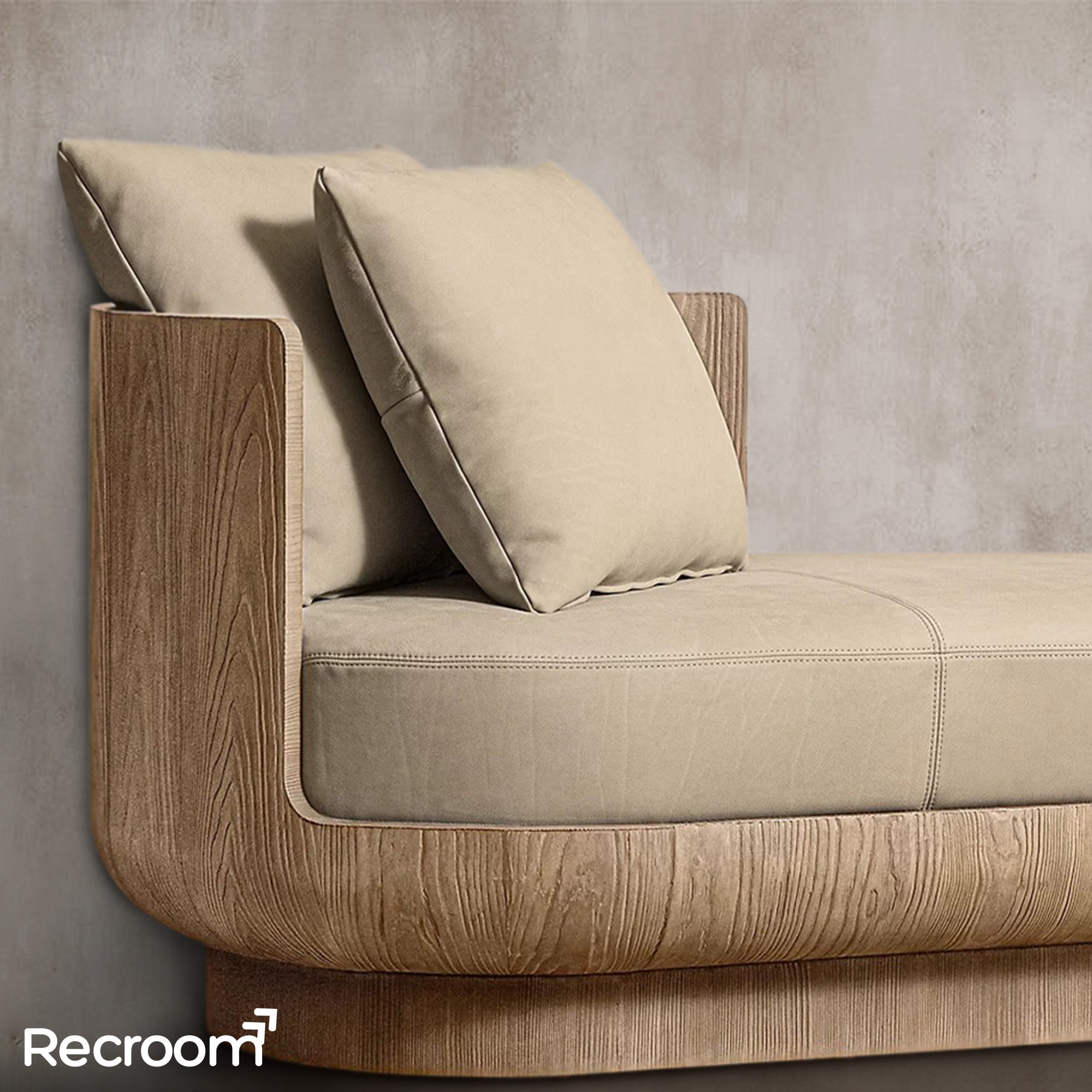 Cira Leather Left-Arm Daybed - Zonesus