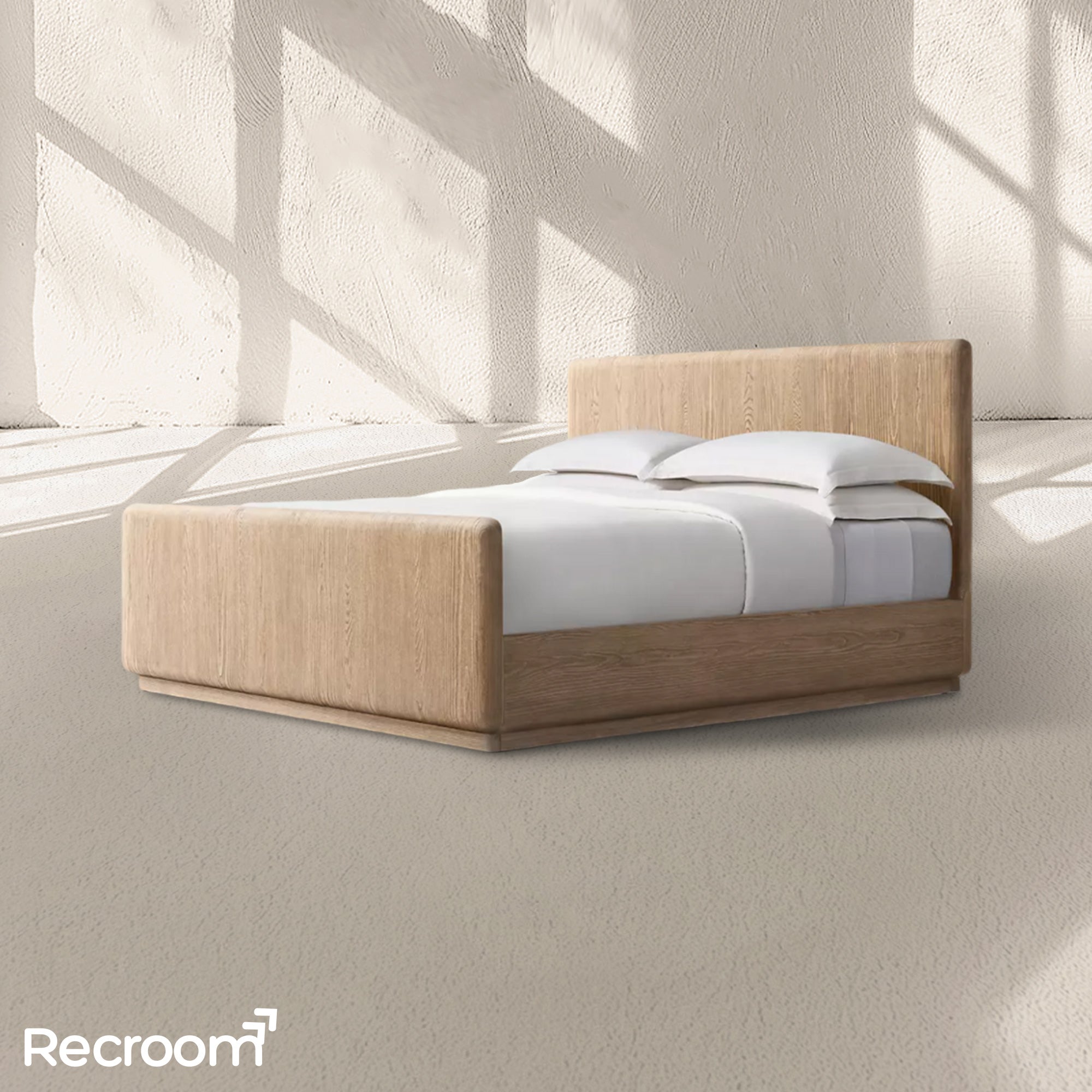 Cira Panel Bed with Footboard - Zonesus