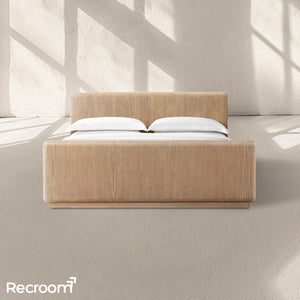 Cira Panel Bed with Footboard - Zonesus