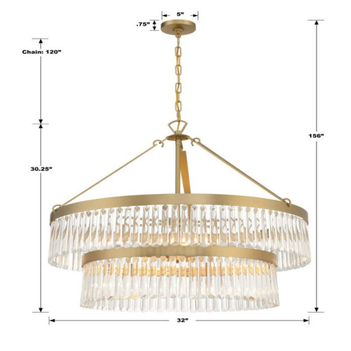 Guyton 2-Tier Round Chandelier - Zonesus