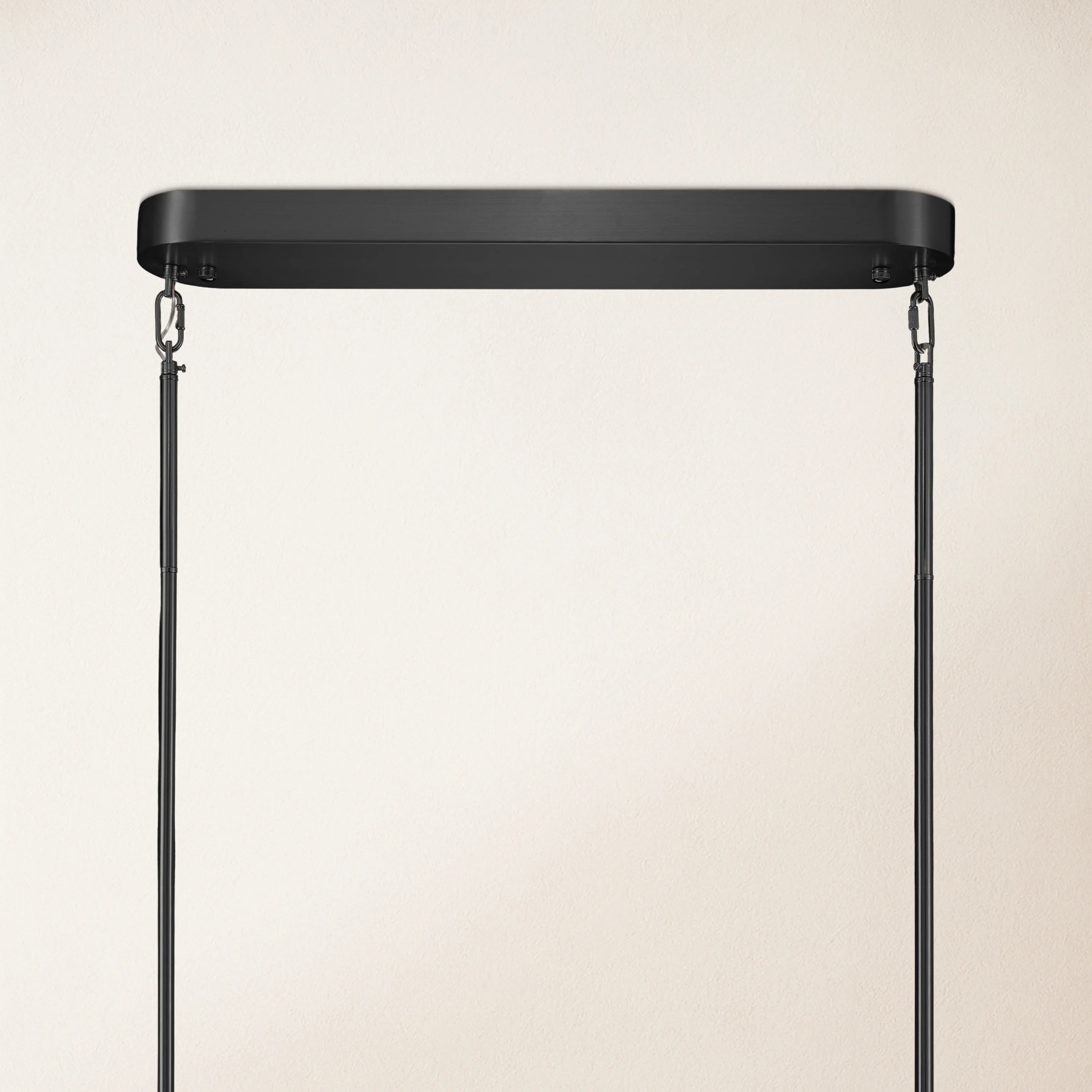 Moira Alabaster Oval Chandelier 58"W#Finish_Black