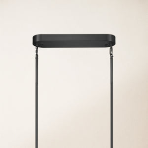 Moira Alabaster Oval Chandelier 43"W#Finish_Black