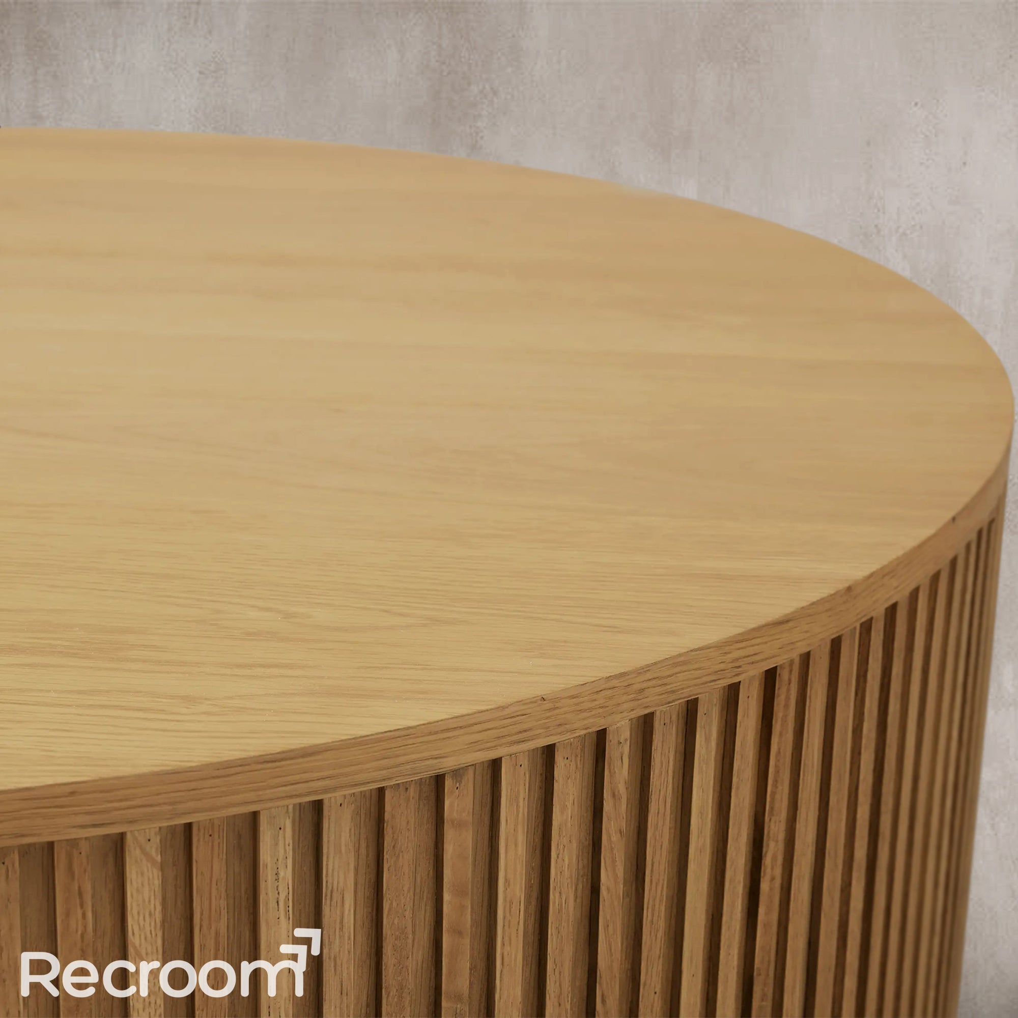 Finn Round Wood Coffee Table - Zonesus