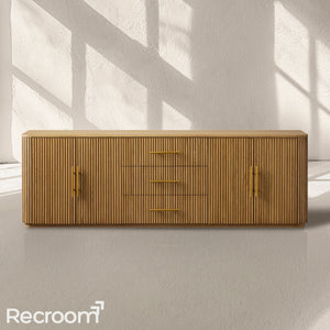 Finn Wood Sideboard with Drawers - Zonesus