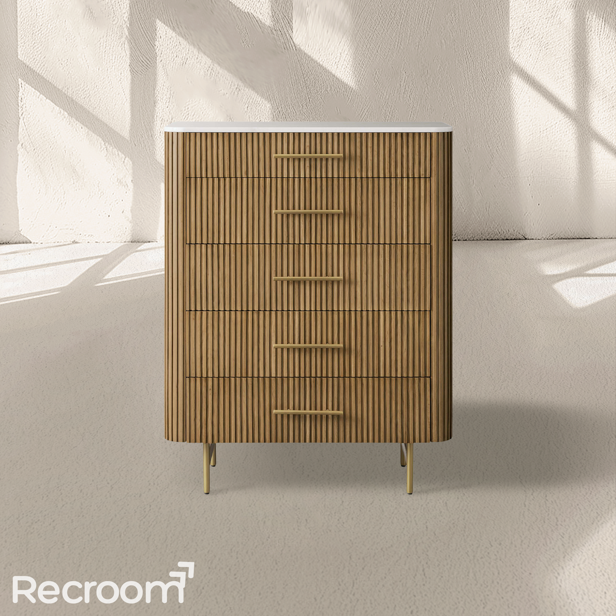 Finn Five-Drawer Dresser - Zonesus