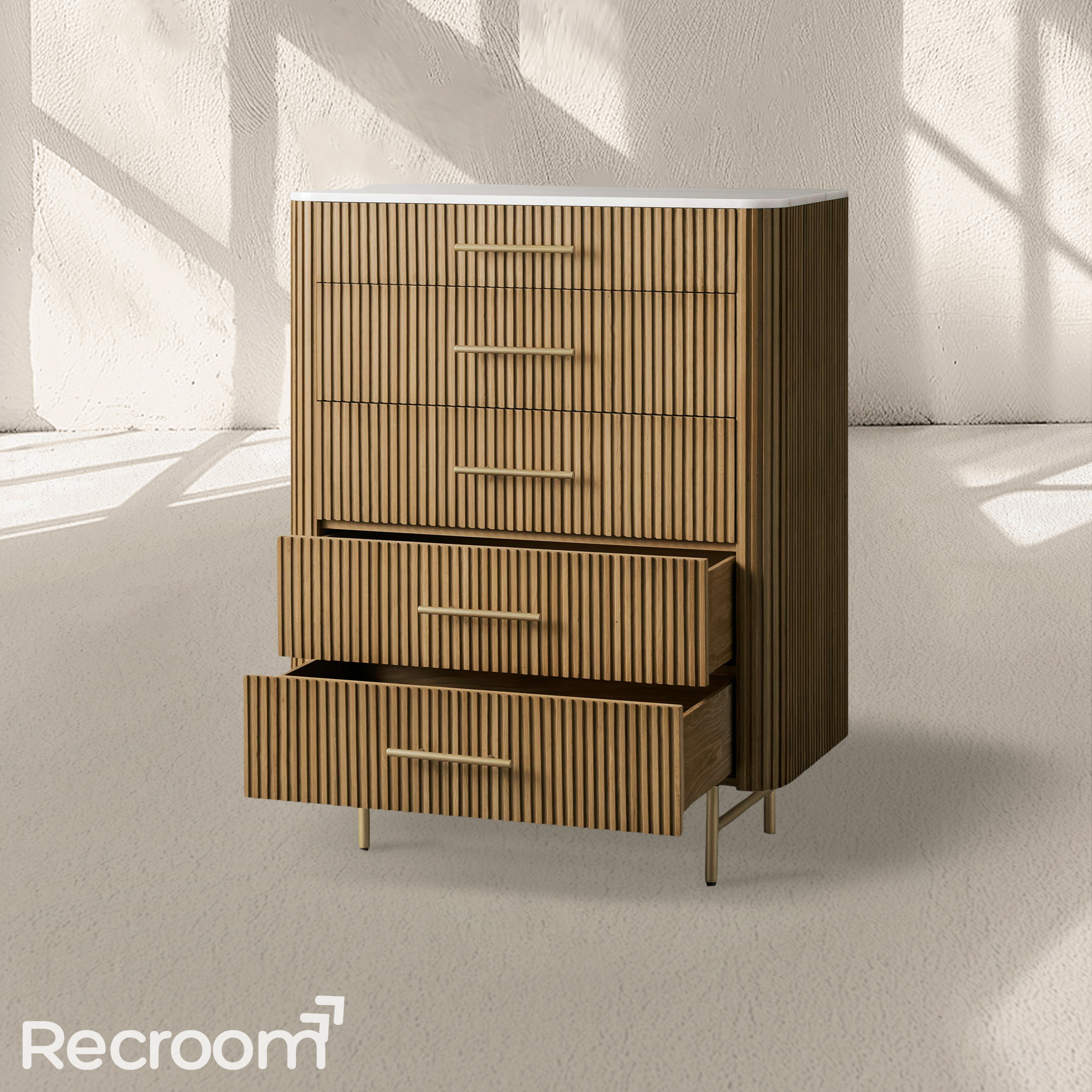 Finn Five-Drawer Dresser - Zonesus