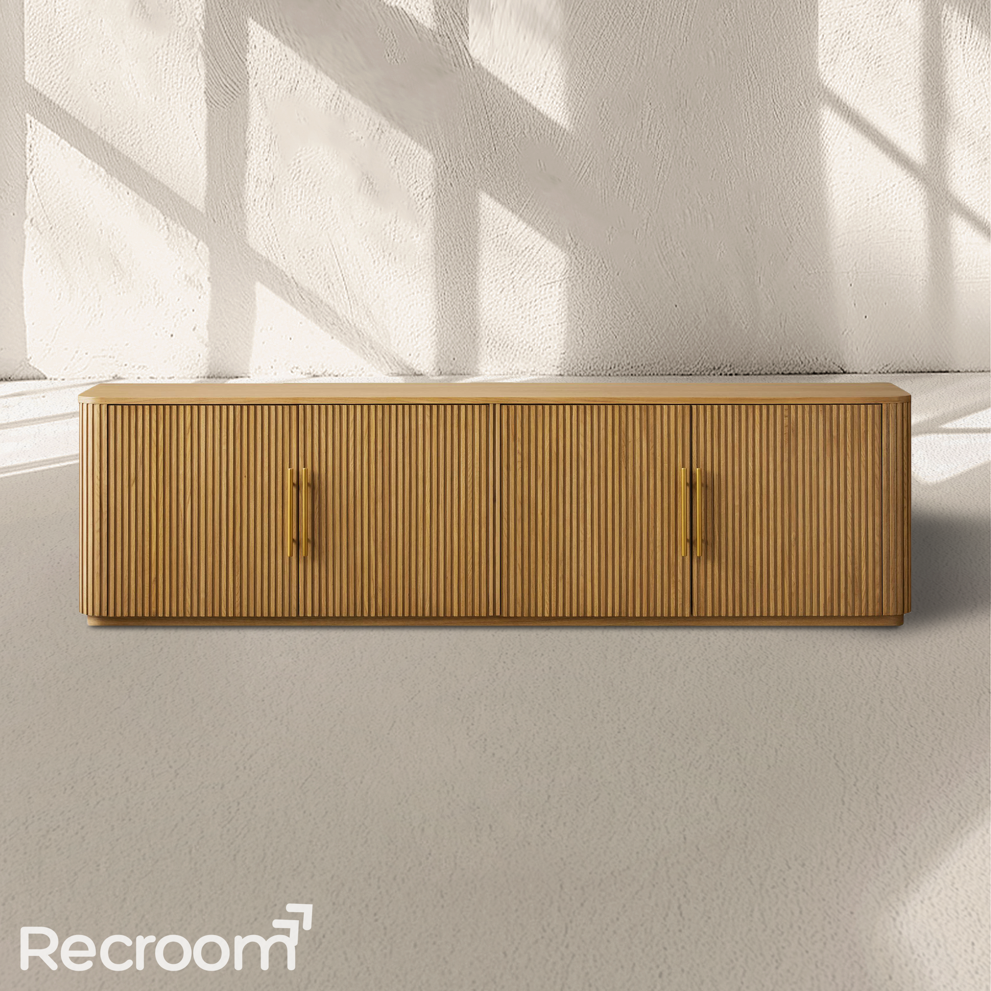 Finn Wood Media Console - Zonesus