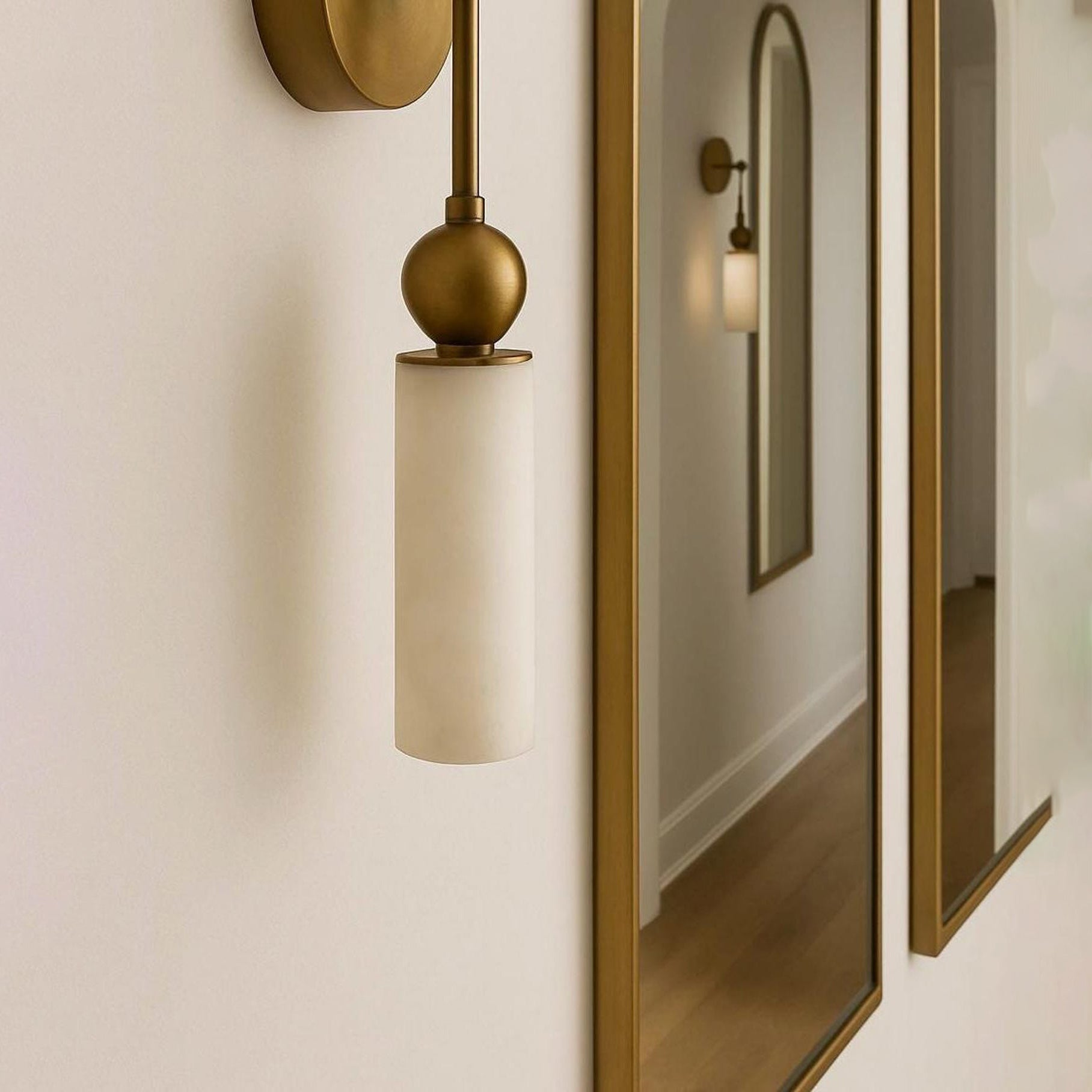 Harlin Alabaster Wall Lamp - Zonesus