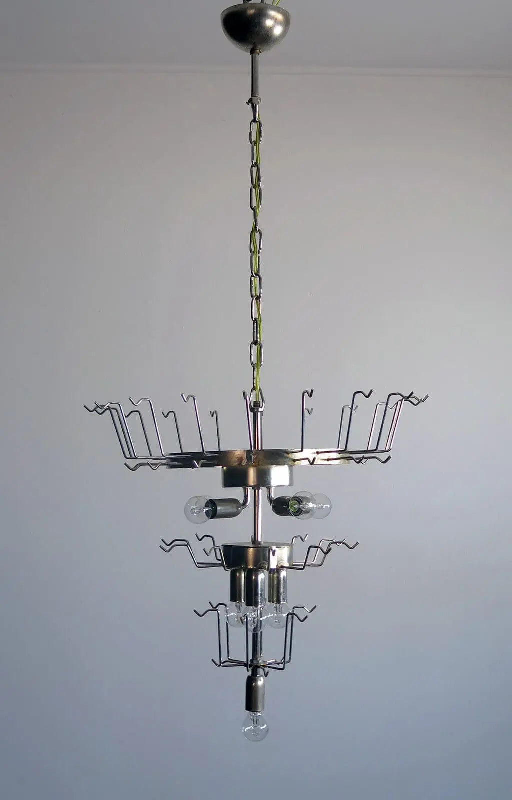 Murano Chandelier – Spiral – 54 prisms – Smoked - Zonesus