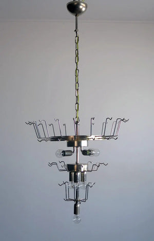 Murano Chandelier – Spiral – 54 prisms – Smoked - Zonesus