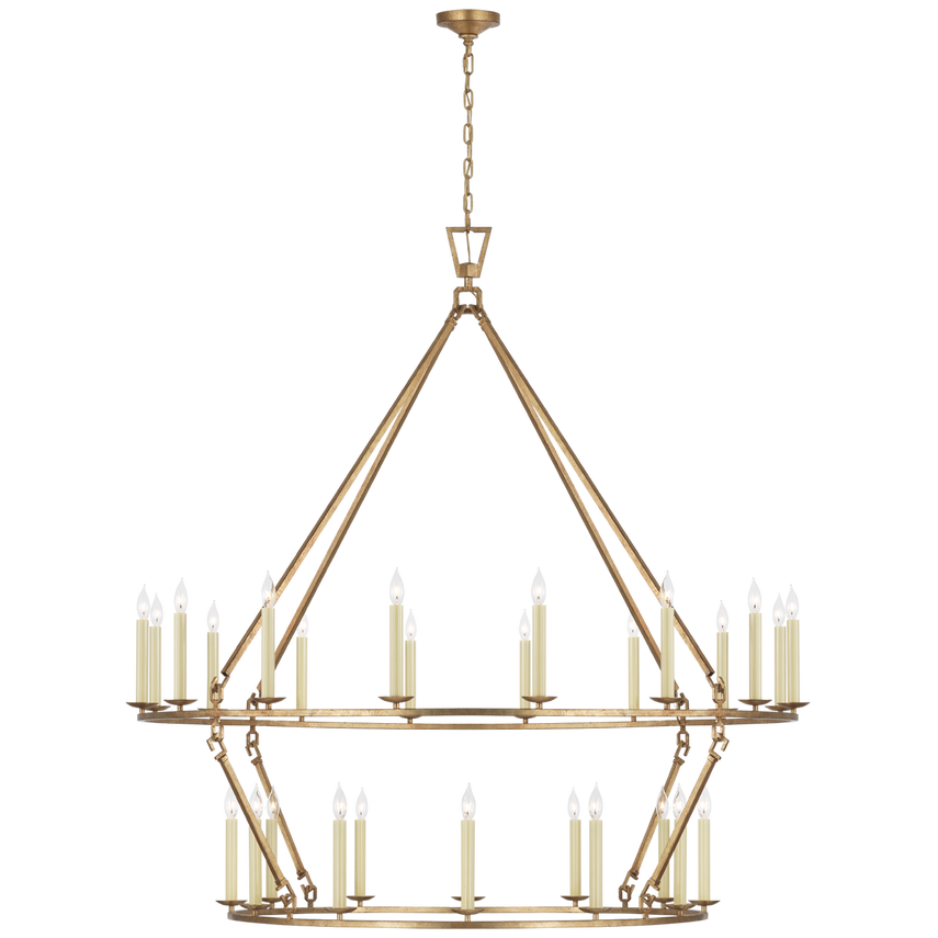 Darlana Oversized Two Tier Chandelier - Zonesus