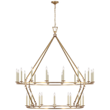 Darlana Oversized Two Tier Chandelier - Zonesus