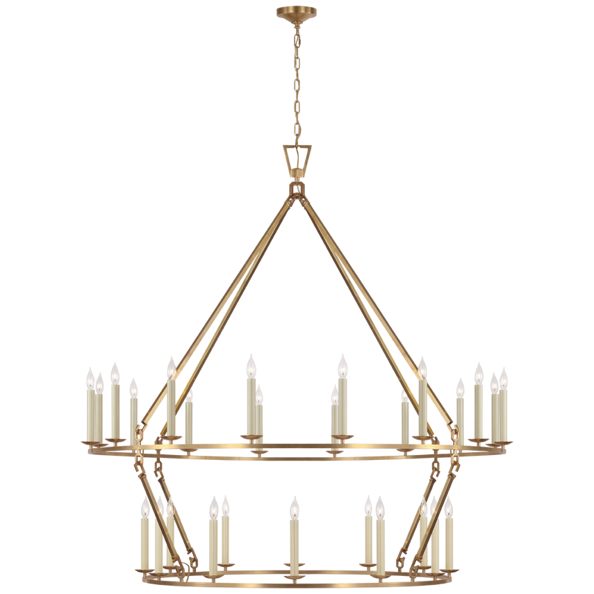 Darlana Oversized Two Tier Chandelier - Zonesus