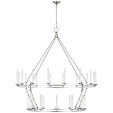Darlana Oversized Two Tier Chandelier - Zonesus