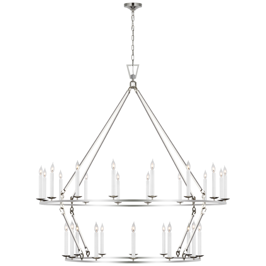 Darlana Oversized Two Tier Chandelier - Zonesus