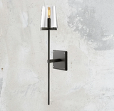 Pauillyc Clear Glass Wall Sconce - Zonesus
