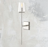 Pauillyc Clear Glass Wall Sconce - Zonesus