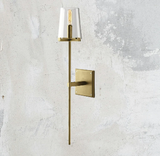 Pauillyc Clear Glass Wall Sconce - Zonesus