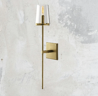 Pauillyc Clear Glass Wall Sconce - Zonesus