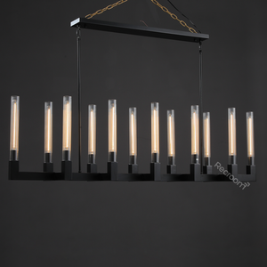 Cannel Linear Chandelier 67" - Zonesus