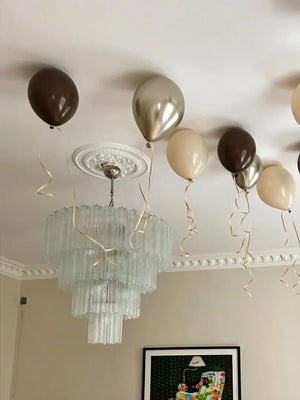 Murano Chandelier – 78 tubes – Transparent - Zonesus