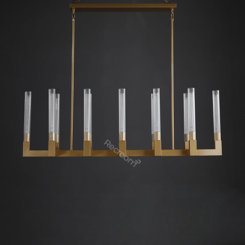 Cannel Linear Chandelier 55" - Zonesus