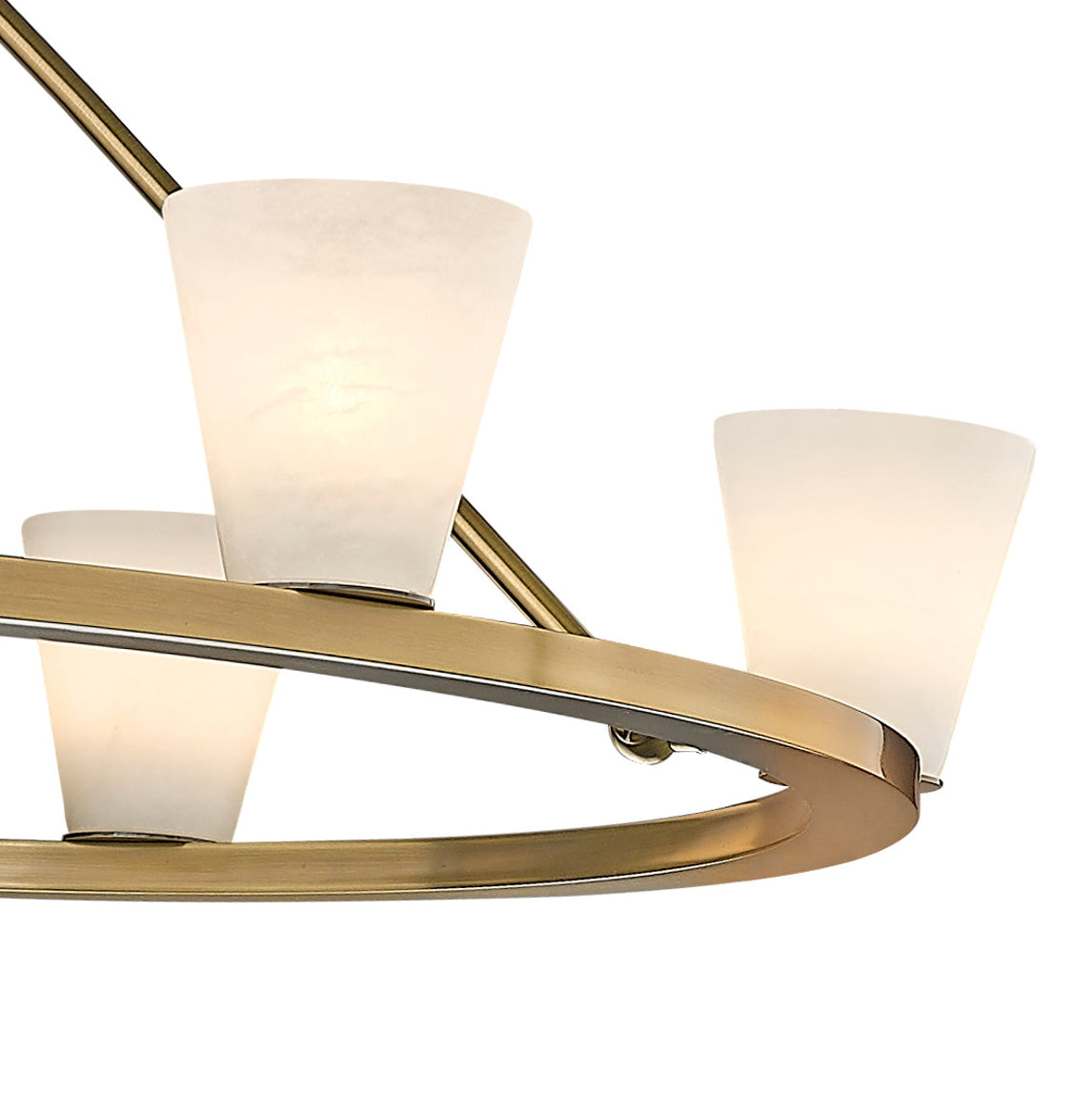 Ironstone Alabaster Chandelier - Zonesus