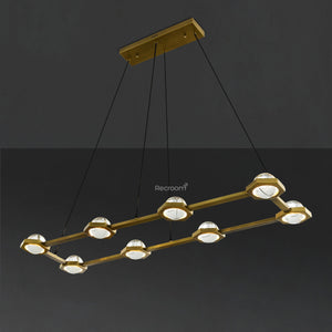 Eclitant Rectangular Chandelier 54" - Zonesus