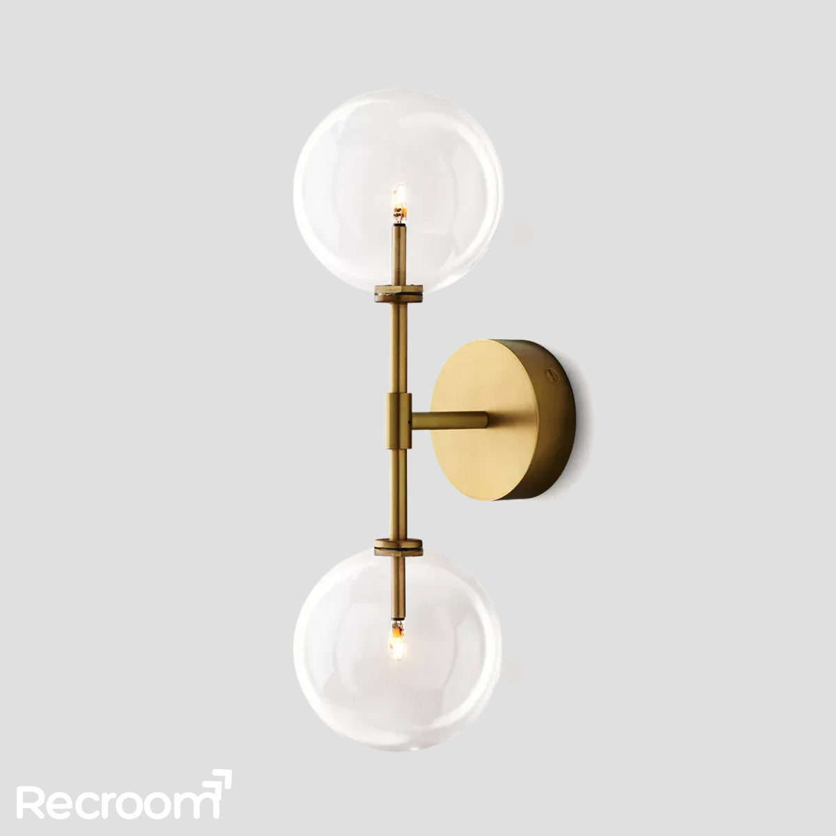 Glass Global Wall Sconce 19" 20" - Zonesus