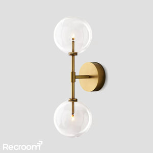 Glass Global Wall Sconce 19" 20" - Zonesus