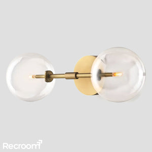 Glass Global Wall Sconce 19" 20" - Zonesus