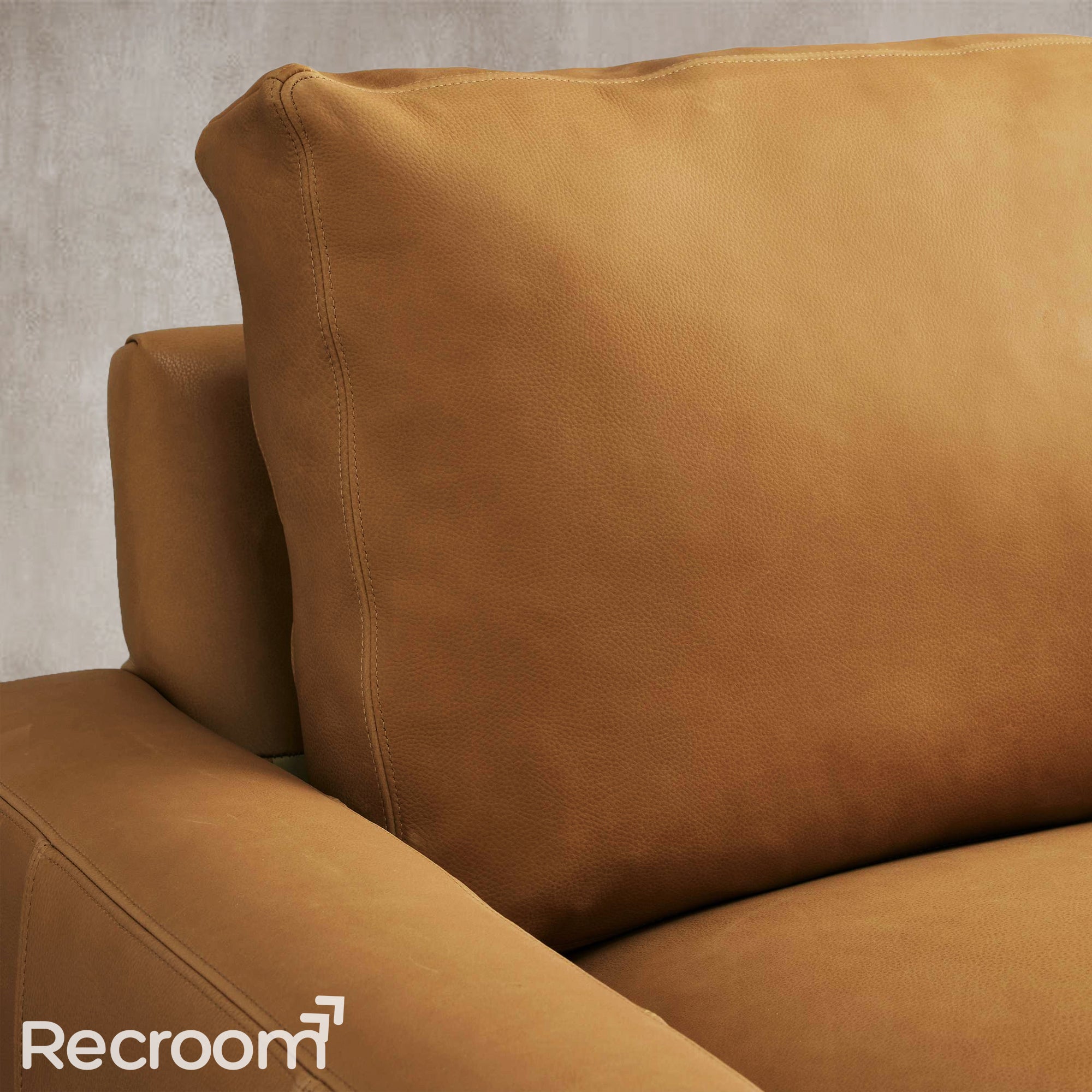 Rellington Leather Two-Piece Chaise Sectional - Zonesus