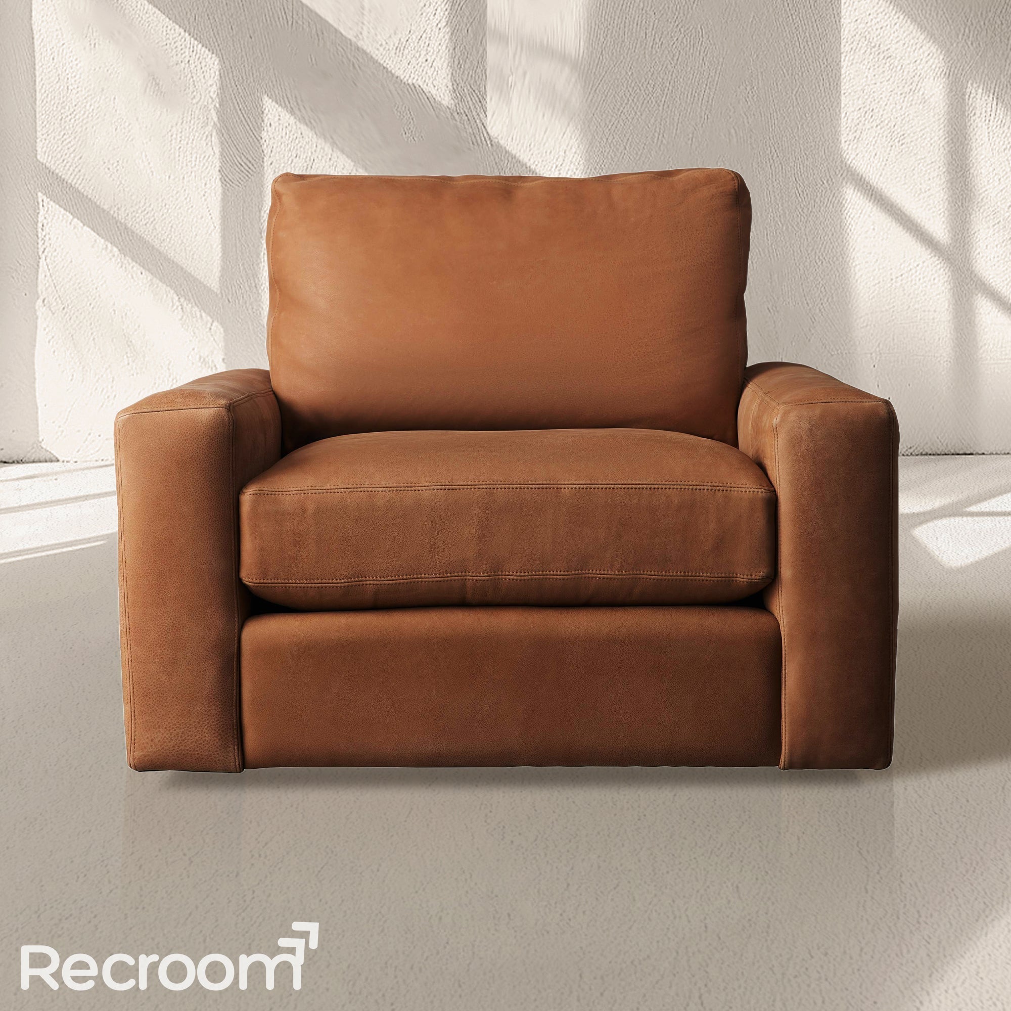 Rellington Leather Swivel Chair - Zonesus