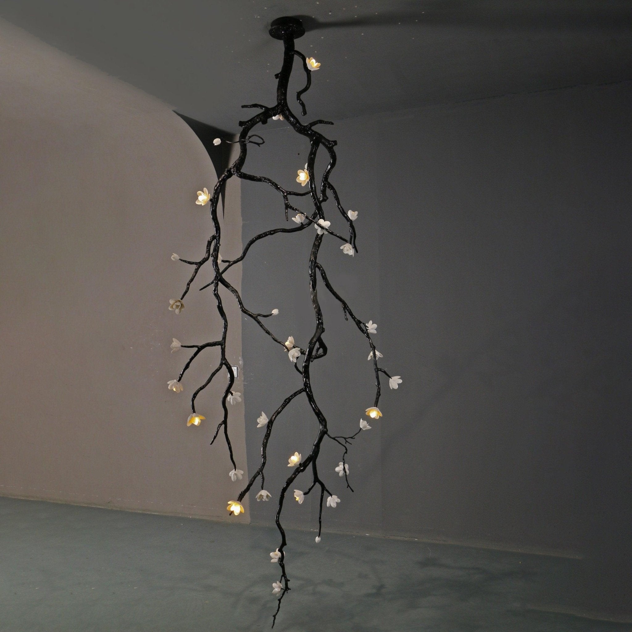 Large Long Branch Flower Chandelier - Zonesus