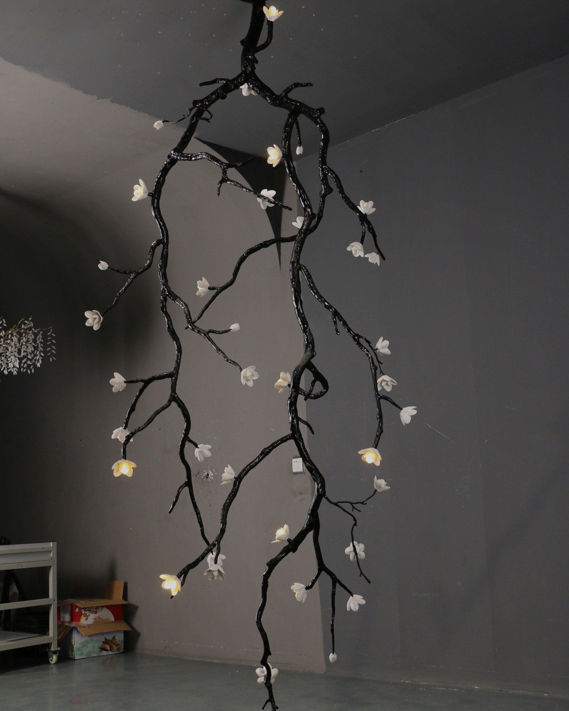 Large Long Branch Flower Chandelier - Zonesus