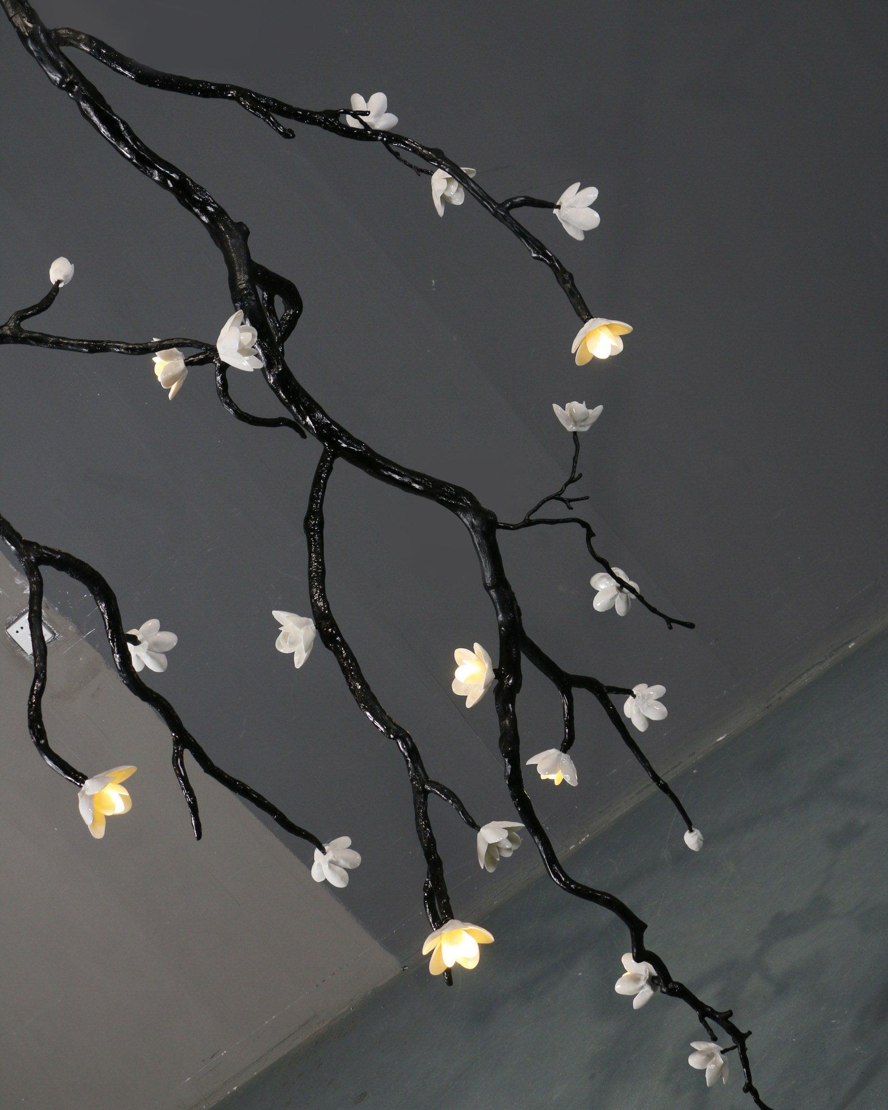 Large Long Branch Flower Chandelier - Zonesus