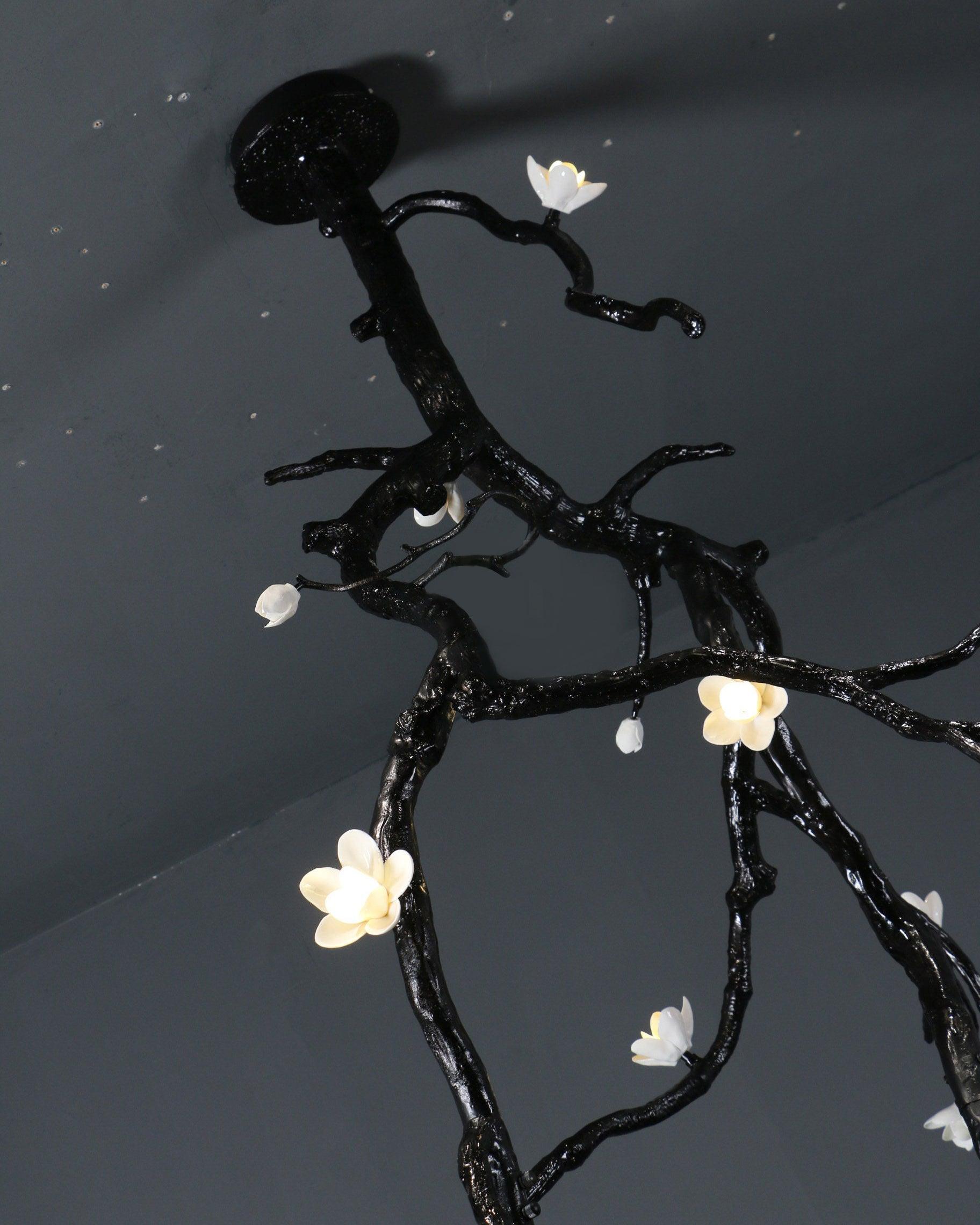 Large Long Branch Flower Chandelier - Zonesus