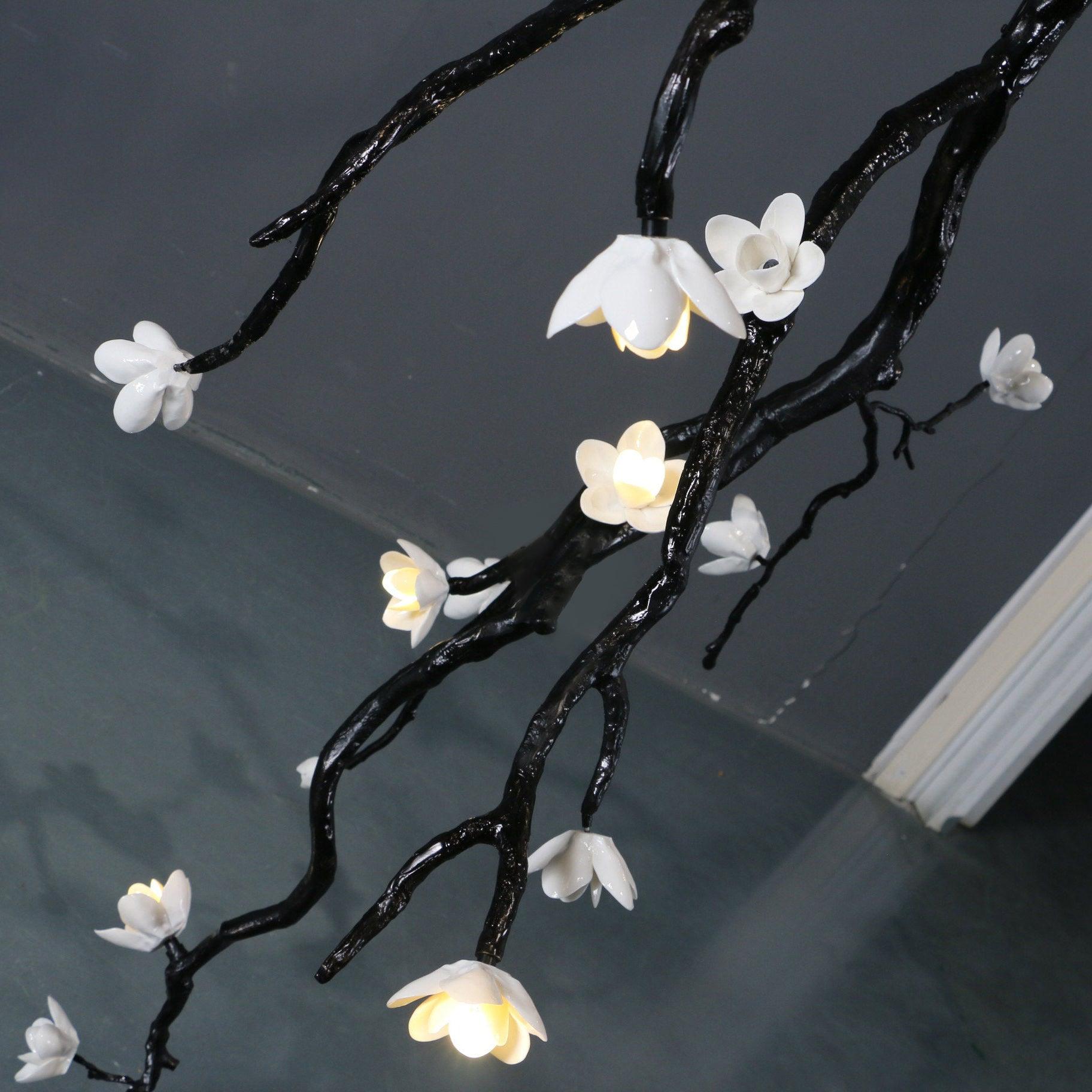 Large Long Branch Flower Chandelier - Zonesus