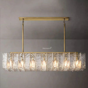 Latticy Retangular Chandelier 67" - Zonesus
