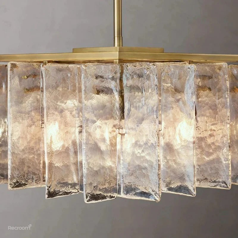 Latticy Retangular Chandelier 67" - Zonesus