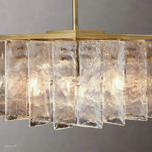 Latticy Rectangular Chandelier 49" - Zonesus