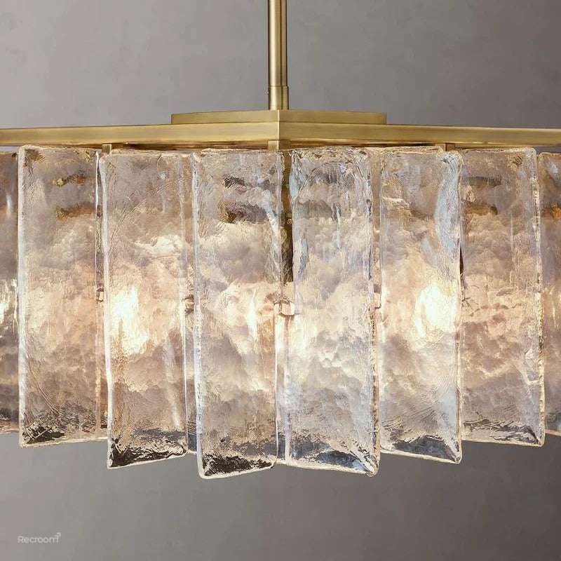 Latticy Rectangular Chandelier 49" - Zonesus