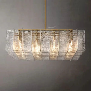 Latticy Square Chandelier 48" - Zonesus